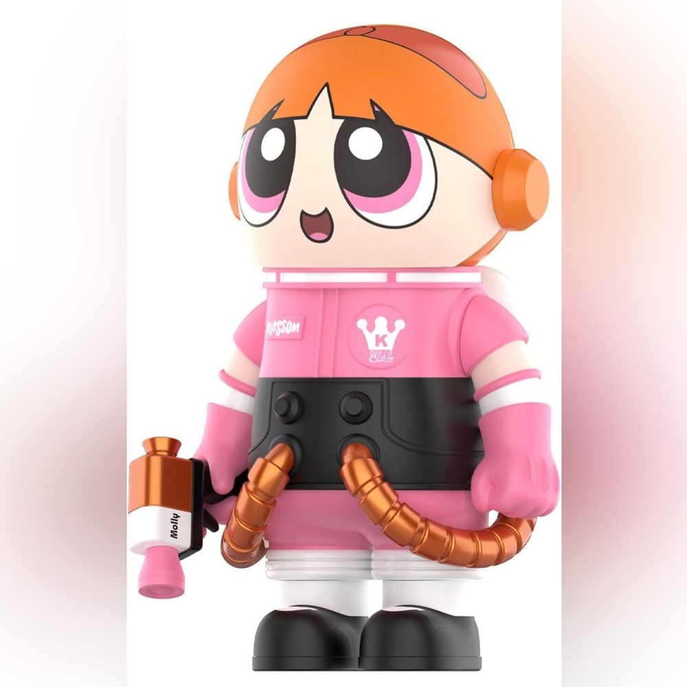 POP MART MEGA Space Molly 400% + 100% The Powerpuff Girls - Blossom - Picture 3 of 6